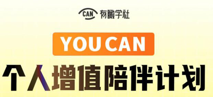 有趣学社·YOUCAN个人增值陪伴计划：提升个人“稳定可持续赚钱能力”-林文副业站