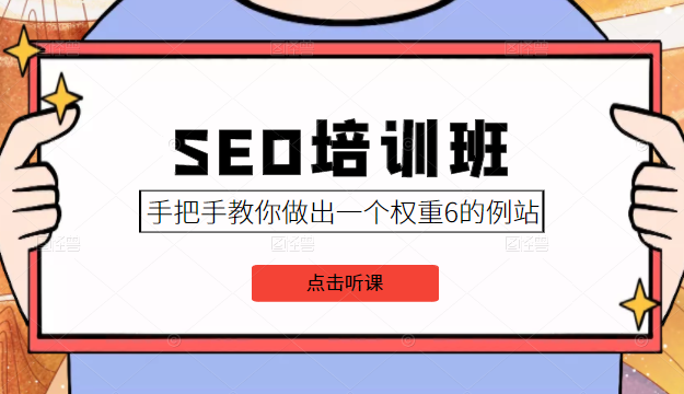 SEO培训班课程，手把手教你做出一个权重6的例站，价值8000元-林文副业站
