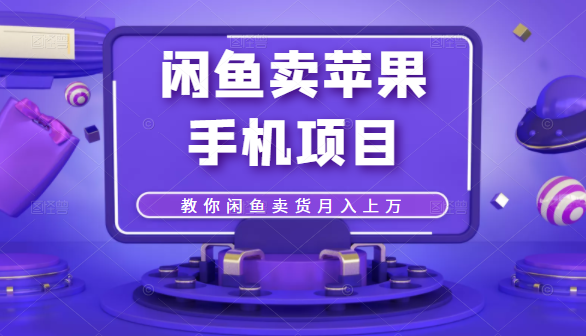 闲鱼卖苹果手机项目，教你闲鱼卖货月入上万-林文副业站