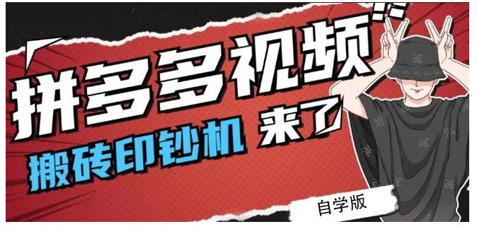 拼多多视频搬砖印钞机玩法，2021年最后一个短视频红利项目-林文副业站