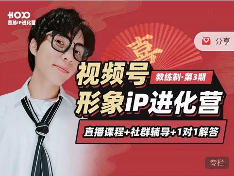 喜脉iP进化营第3-4期：视觉竟争+内容克争+社交竟争，三大竟争视角带你打造超级iP-林文副业站
