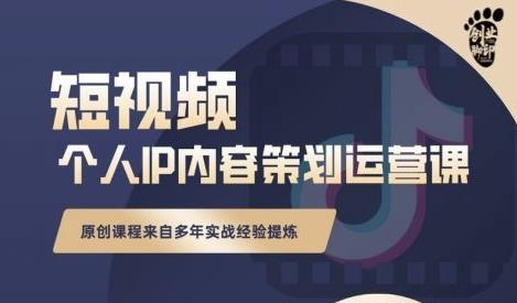 抖音短视频个人ip内容策划实操课，真正做到普通人也能实行落地-林文副业站