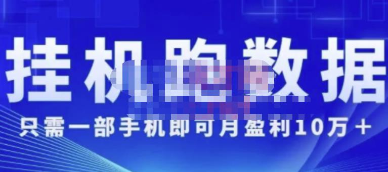 猎人电商:挂机数跑‬据，只需一部手即机‬可月盈利10万＋（内玩部‬法）价值4988元-林文副业站