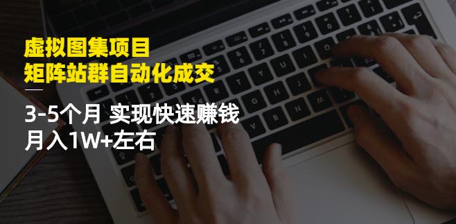 虚拟图集项目：矩阵站群自动化成交，3-5个月实现快速赚钱月入1W+左右-林文副业站