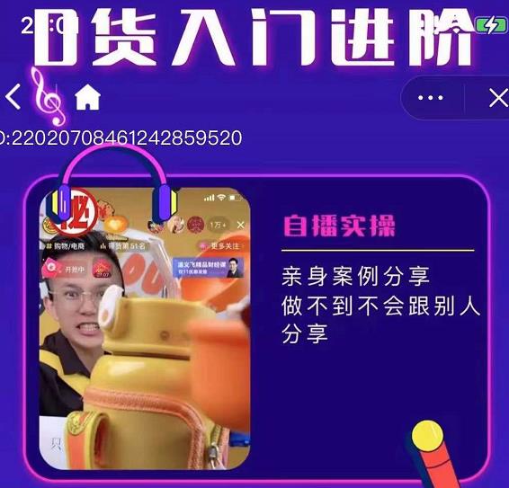 朱白板抖音带货进阶课，实操运营+主播不玩虚的-林文副业站