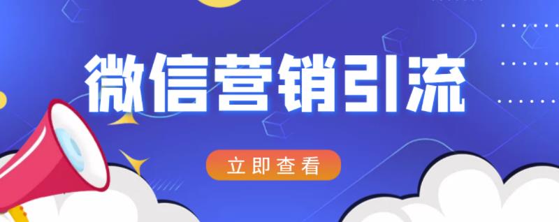 微信营销策划引流系列课程，每天引流100精准粉-林文副业站