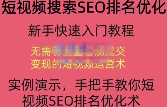宋老师·短视频搜索SEO优化，教你10分钟创作一个短视频，三天排名上第一-林文副业站