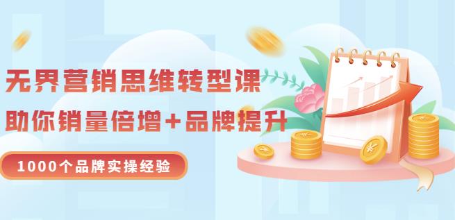无界营销思维转型课：1000个品牌实操经验，助你销量倍增（20节视频）-林文副业站