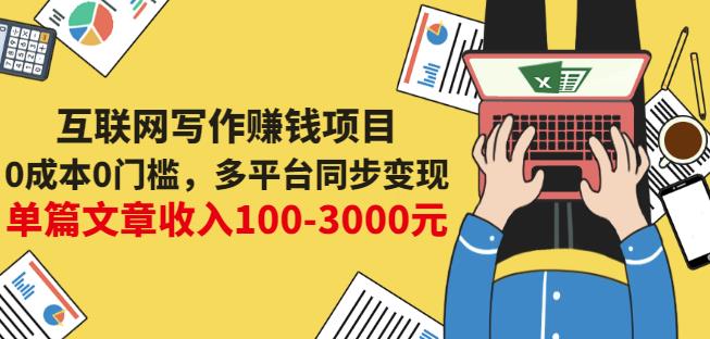 互联网写作赚钱项目：0成本0门槛，多平台同步变现，单篇文章收入100-3000元-林文副业站