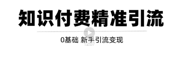 玩转知识付费项目精准引流，给你1套课多账号操作落地方案！-林文副业站