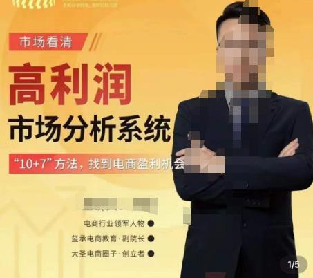 市场看清·高利润市场分析系统-10+7找到电商盈利机会-林文副业站