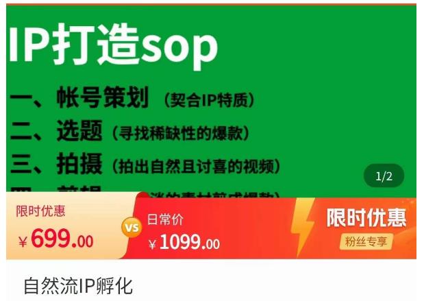 瑶瑶·自然流IP孵化，系统掌握IP孵化全流程，也能学到选题，剪辑，账号运营经验-林文副业站