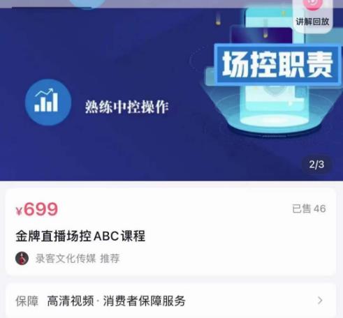 大果文化·金牌直播场控ABC课，复制直接间，场控如何带出百万级主播-林文副业站
