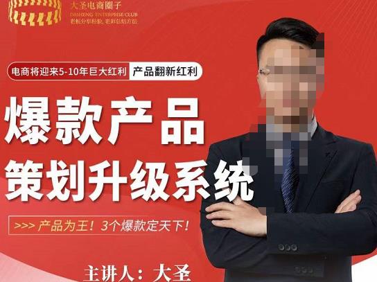 大圣电商·爆款产品策划升级系统课【推荐】，产品为王！3个爆款定天下-林文副业站