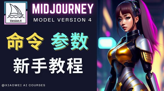 Midjourney新手入门教程，轻松创作顶级图像，命令参数-新手教程-林文副业站