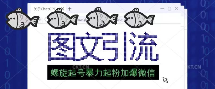 2023年价值1980的图文引流创业粉螺旋起好技术暴力起粉加爆微信-林文副业站