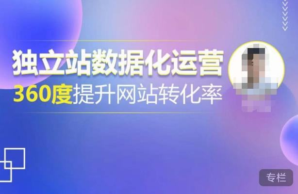 独立站数据化运营，360度提升网站转化率，亿级独立站大卖，带你用数据说话，提升转化率超过4%-林文副业站