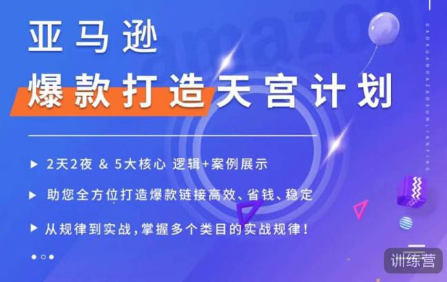 亚马逊爆款打造天宫计划，5大核心逻辑+案例展示，助你全方位打造爆款链接高效、省钱、稳定-林文副业站