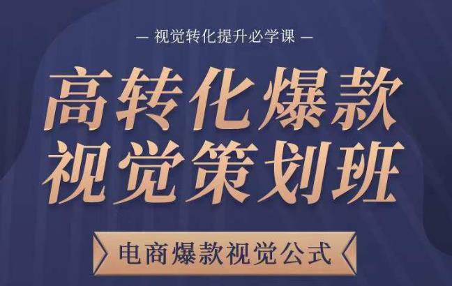 高转化爆款视觉策划班，电商爆款视觉公式，视觉转化提升必学课-林文副业站