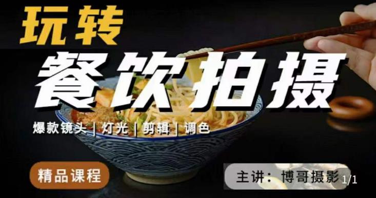 博哥餐饮拍摄-餐饮拍摄干货，讲解真正适用于餐饮行业实用“干货”让你美食视频更诱人-林文副业站