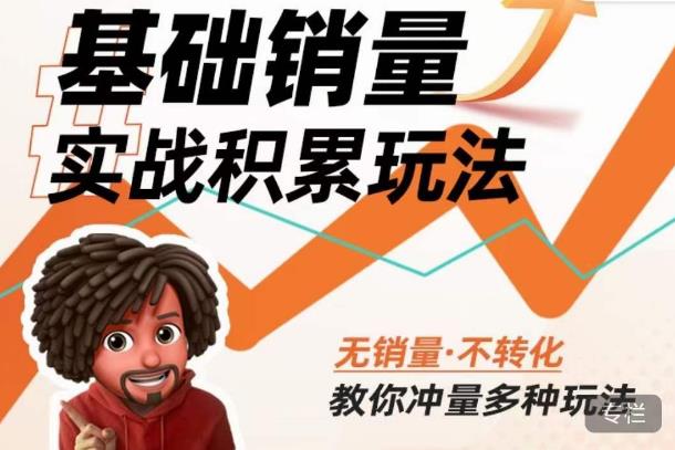 内功丨淘系基础销量实战积累玩法，无销量·不转化，教你冲量多种玩法-林文副业站