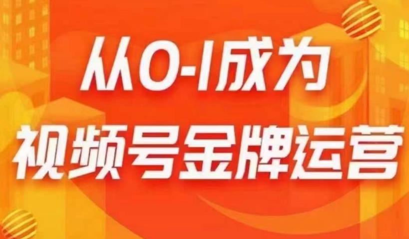 从0-1成为视频号金牌运营，微信运营/账号内容/选品组货/直播全案/起号策略，我们帮你在视频号赚到钱-林文副业站