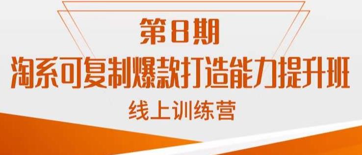 淘系可复制爆款打造能力提升班，这是一套可复制的打爆款标准化流程-林文副业站