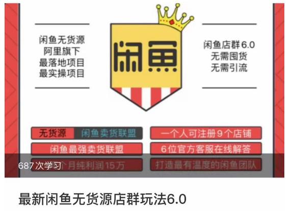 闲鱼无货源店群玩法6.0，无需囤货，无需引流，两个月盈利18W的核心秘籍，所有细节一清二楚-林文副业站
