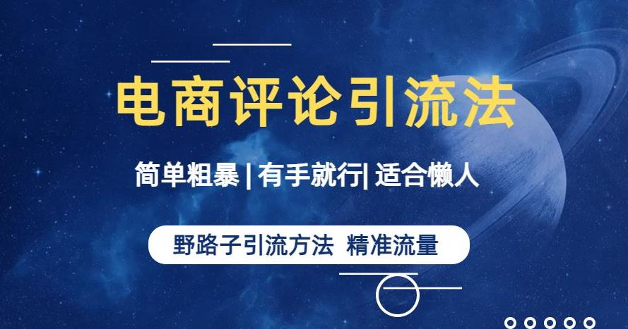 简单粗暴野路子引流-电商平台评论引流大法，适合懒人有手就行【揭秘】-林文副业站