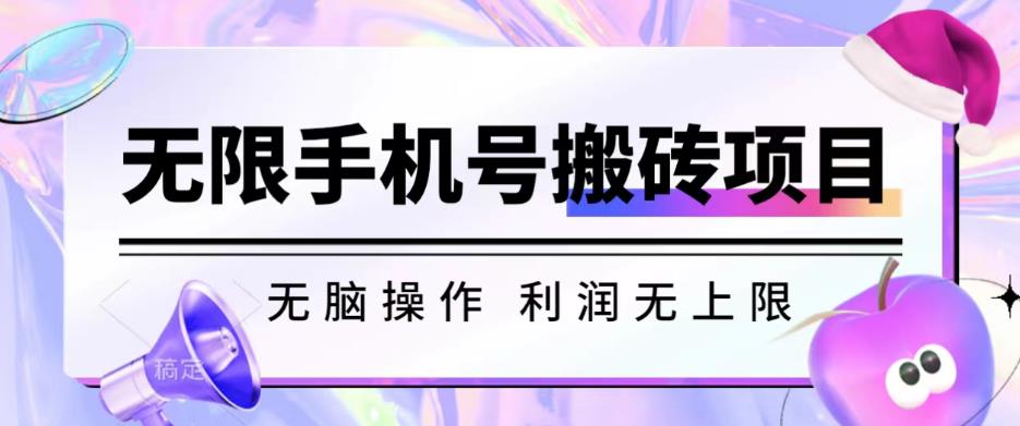 无脑搬砖项目-无限接码撸红包收益无上限【揭秘】-林文副业站