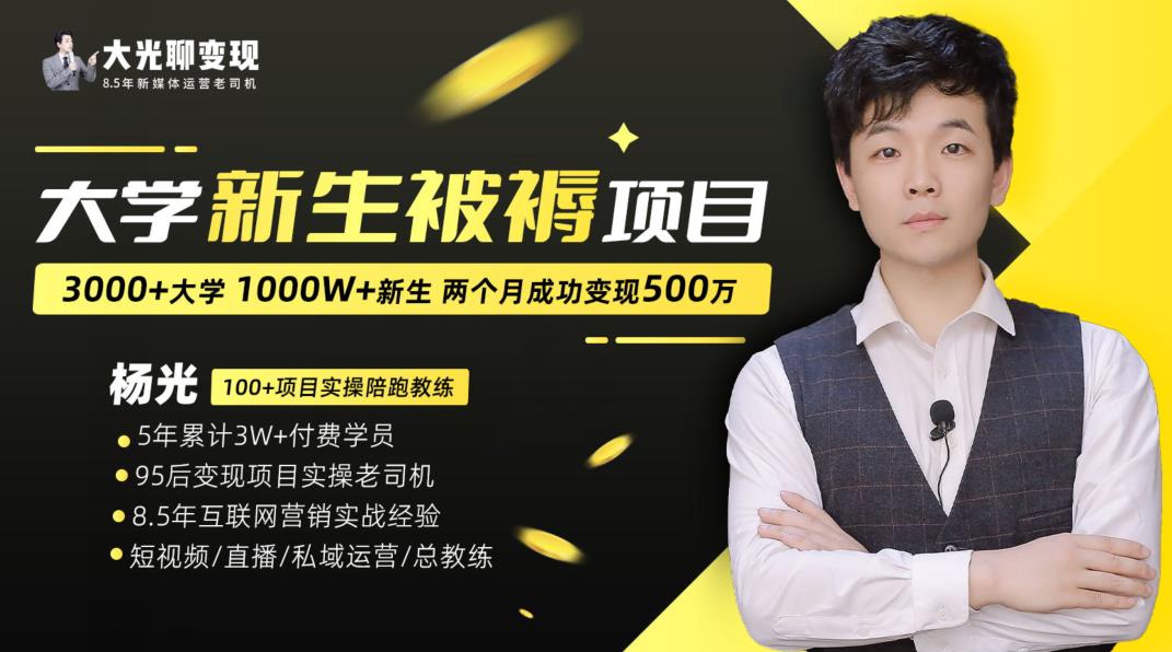 大学新生被褥蓝海项目：两个月变现500万，从0~1项目陪跑训练营-林文副业站