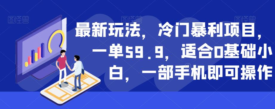 最新玩法，冷门暴利项目，一单59.9，适合0基础小白，一部手机即可操作【揭秘】-林文副业站