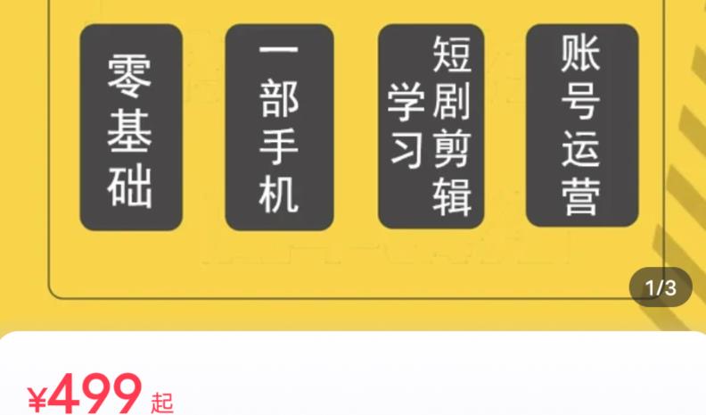 短剧另类新赛道剪辑解说课萱萱实操班（29节）-林文副业站