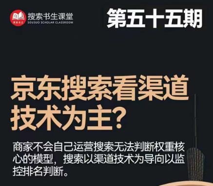 搜索书生·京东店长POP班【第55期】，京东搜推与爆款打造技巧，站内外广告高ROI投放打法-林文副业站