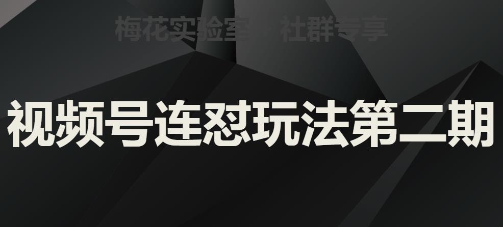 梅花实验室社群视频号连怼玩法第二期，实操讲解全部过程-林文副业站