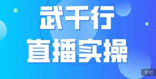 武千行直播实操课，账号定位、带货账号搭建、选品等-林文副业站