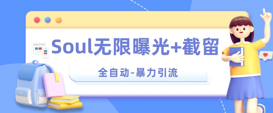 【暴力引流】Soul无限曝光+截留一体的软件【揭秘】-林文副业站
