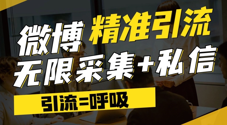 微博最新引流技术，软件提供博文评论采集+私信实现精准引流【揭秘】-林文副业站
