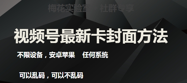 梅花实验室社群最新卡封面玩法3.0，不限设备，安卓苹果任何系统-林文副业站