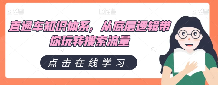 直通车知识体系，从底层逻辑带你玩转搜索流量-林文副业站