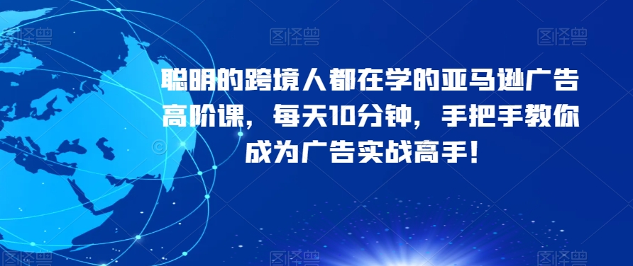 聪明的跨境人都在学的亚马逊广告高阶课，每天10分钟，手把手教你成为广告实战高手！-林文副业站