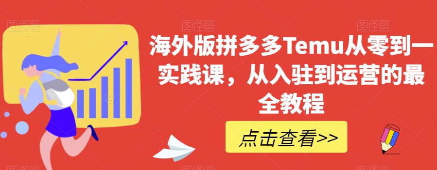海外版拼多多Temu从零到一实践课，从入驻到运营的最全教程-林文副业站