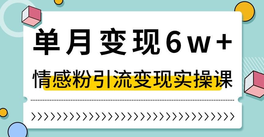 单月变现6W+，抖音情感粉引流变现实操课，小白可做，轻松上手，独家赛道【揭秘】-林文副业站