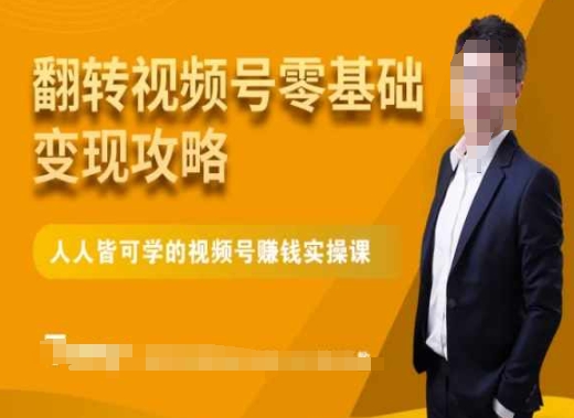 微信视频号零基础变现攻略，人人皆可学的视频号赚钱实操课-林文副业站