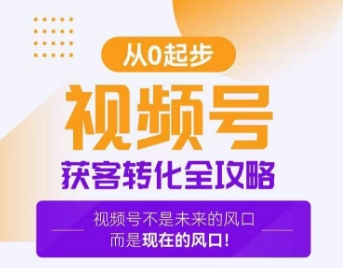 视频号获客转化全攻略，手把手教你打造爆款视频号！-林文副业站
