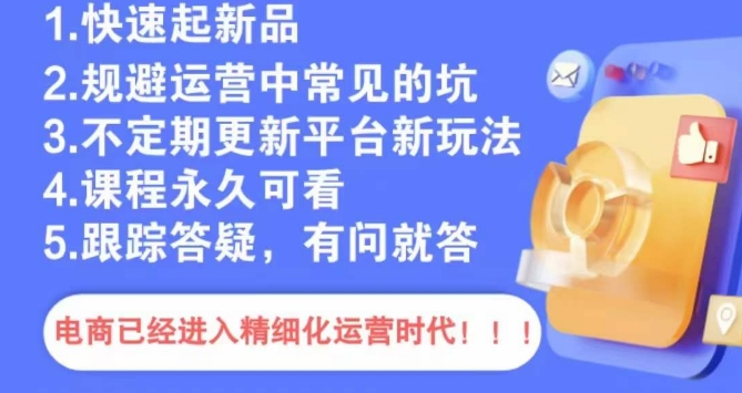 文西电商课程，规避运营中常见的坑-林文副业站