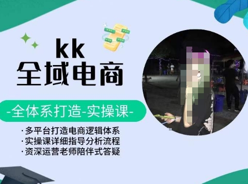 KK全域电商，全体系打造实操课，多平台打造电商逻辑体系-林文副业站