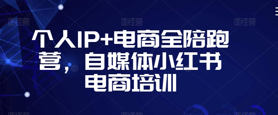 个人IP+电商全陪跑营，自媒体小红书电商培训-林文副业站
