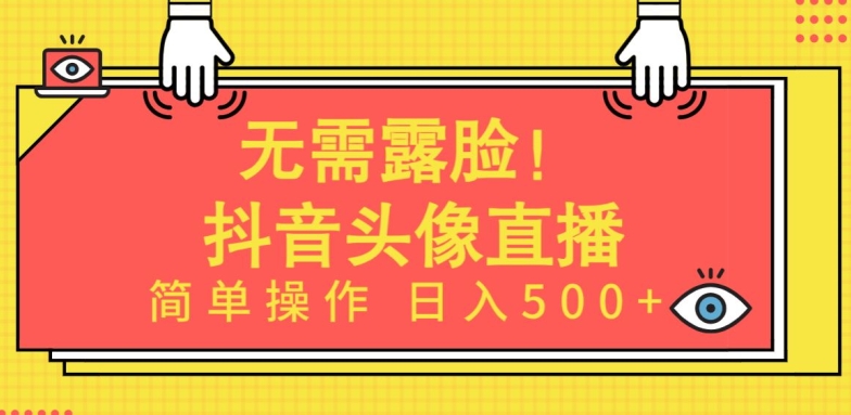 无需露脸，Ai头像直播项目，简单操作日入500+【揭秘】-林文副业站