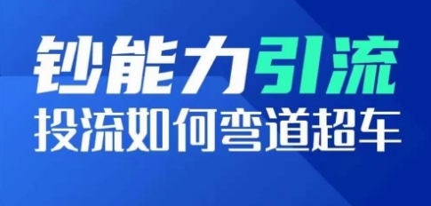 钞能力引流：投流如何弯道超车，投流系数及增长方法，创造爆款短视频-林文副业站